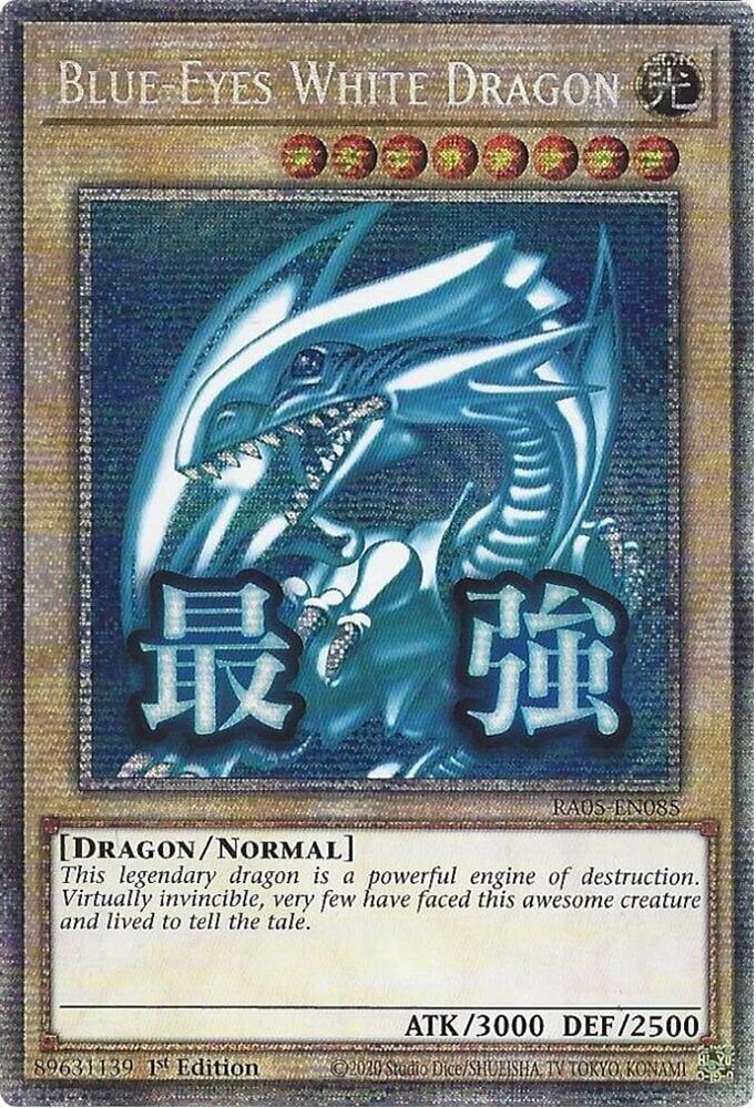 Blue-Eyes White Dragon (Starlight Rare) - Rarity Collection 5 (RA05)